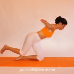 Κοιλιακό κλείδωμα προς πάνω ή αεροπλάνο  /  Abdominal fetter pose or aeroplane pose